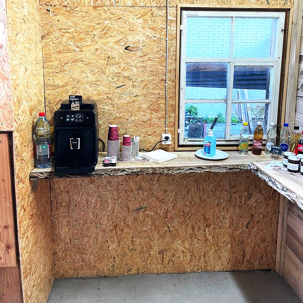 Innenraum von Hofladen